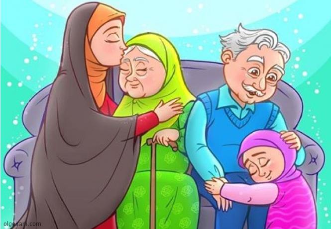 شعر کودکانه مذهبی در مورد احترام به پدر و مادر 